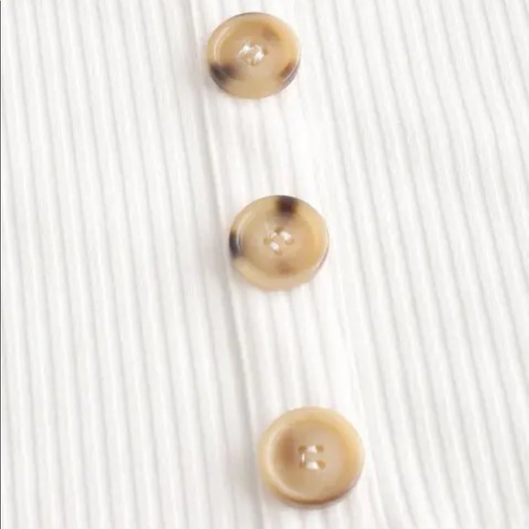 ZAFUL Two Piece Buttoned Ribbed Bandeau Top Set women’s S - Picture 3 of 7